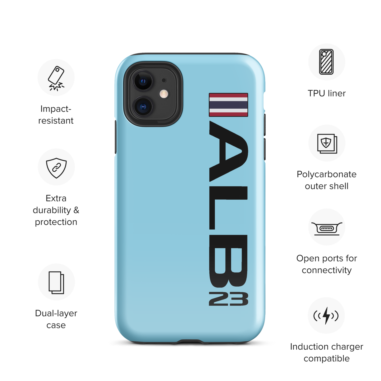 Alex Albon #23 Case for iPhone® - Formula Fans