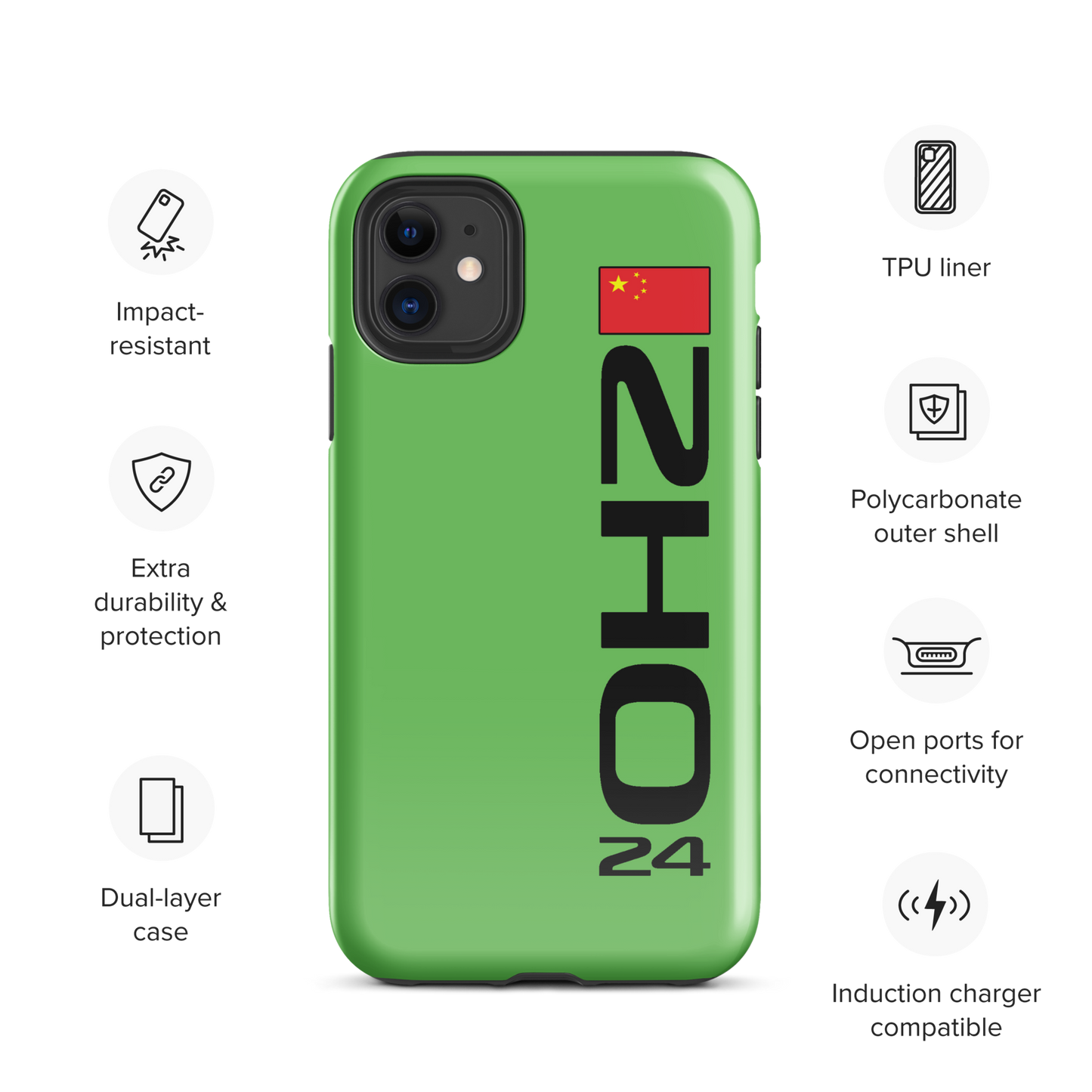 Zhou Guanyu #24 Case for iPhone® - Formula Fans