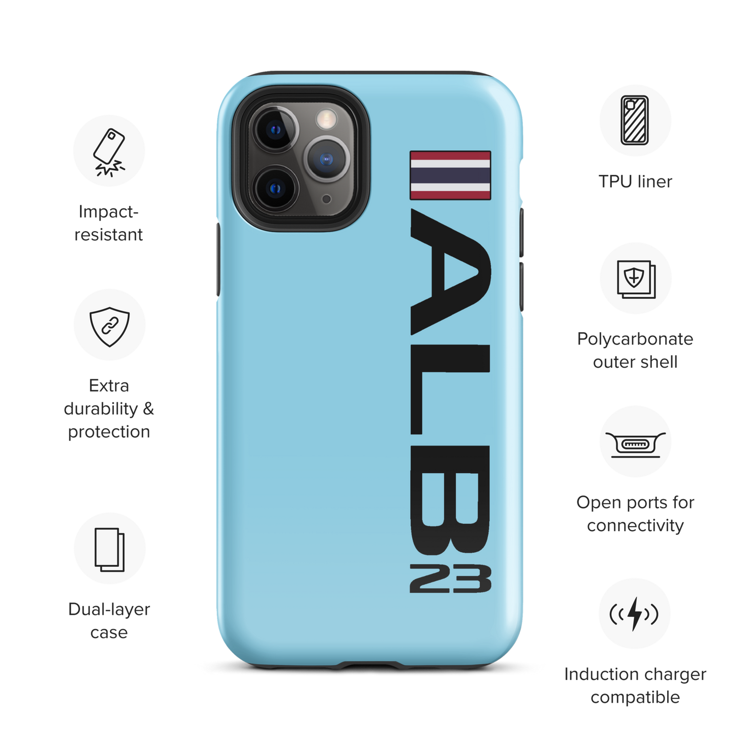 Alex Albon #23 Case for iPhone® - Formula Fans