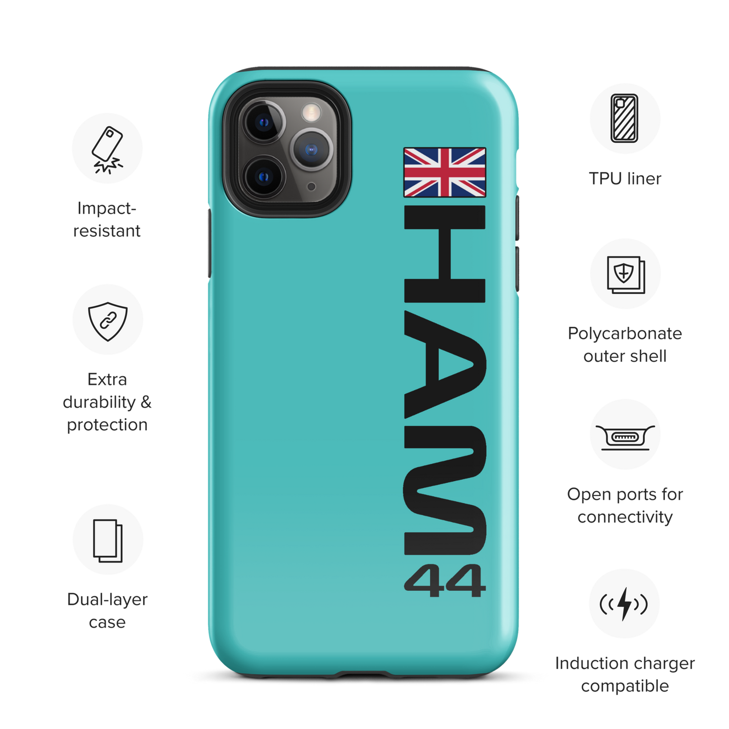Lewis Hamilton #44 Case for iPhone® - Formula Fans