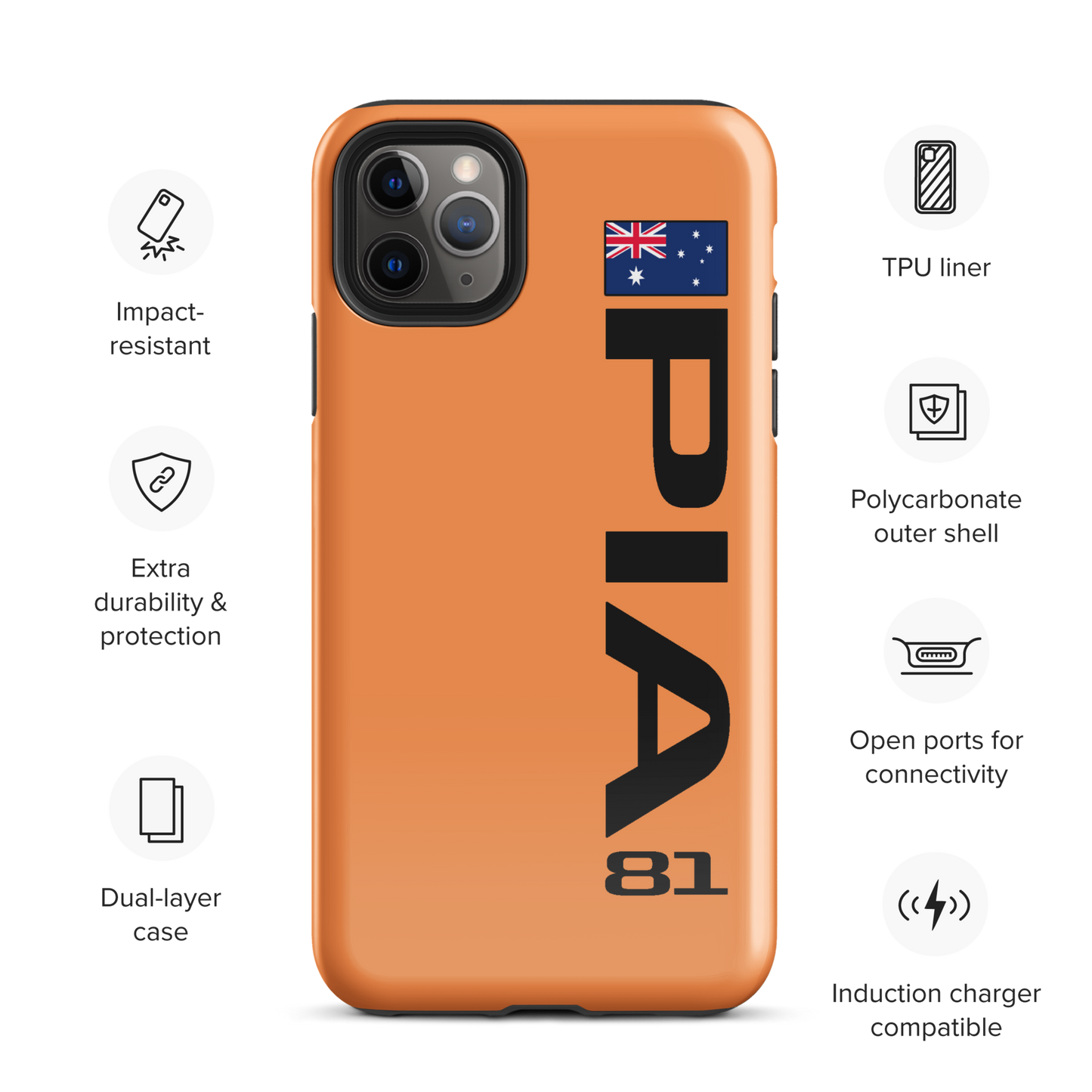 Oscar Piastri #81 Case for iPhone® - Formula Fans