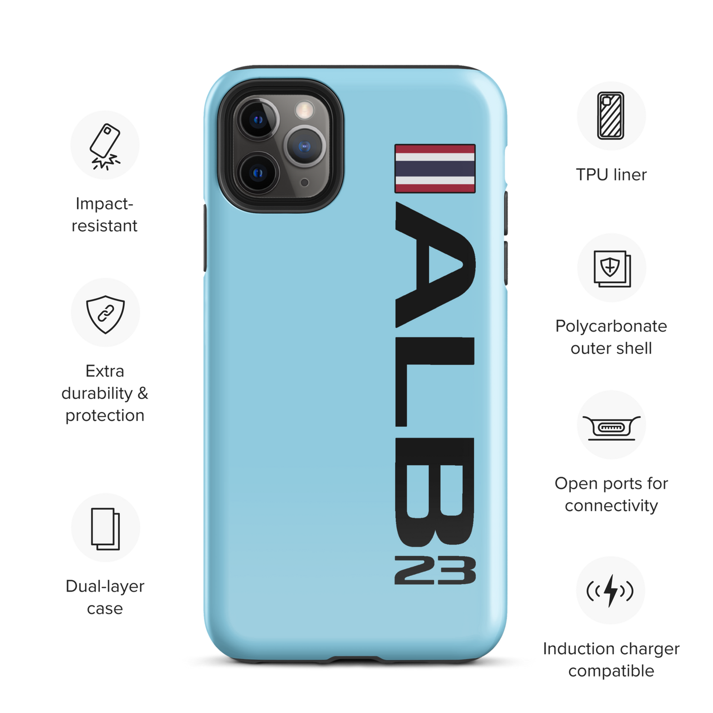 Alex Albon #23 Case for iPhone® - Formula Fans