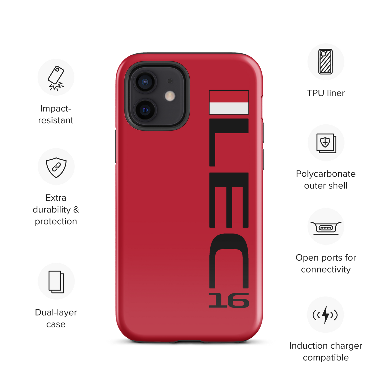 Charles Leclerc #16 Case for iPhone® - Formula Fans