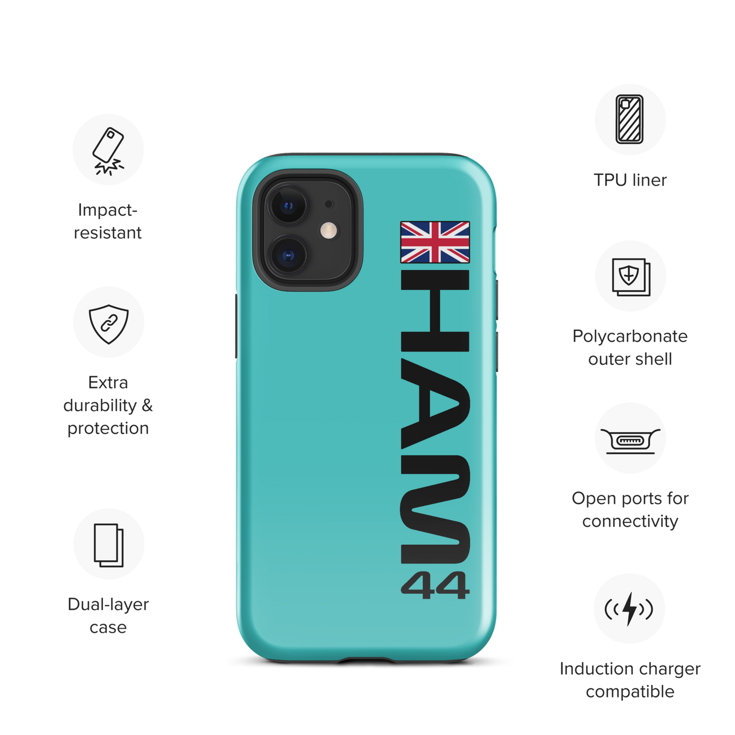 Lewis Hamilton #44 Case for iPhone® - Formula Fans