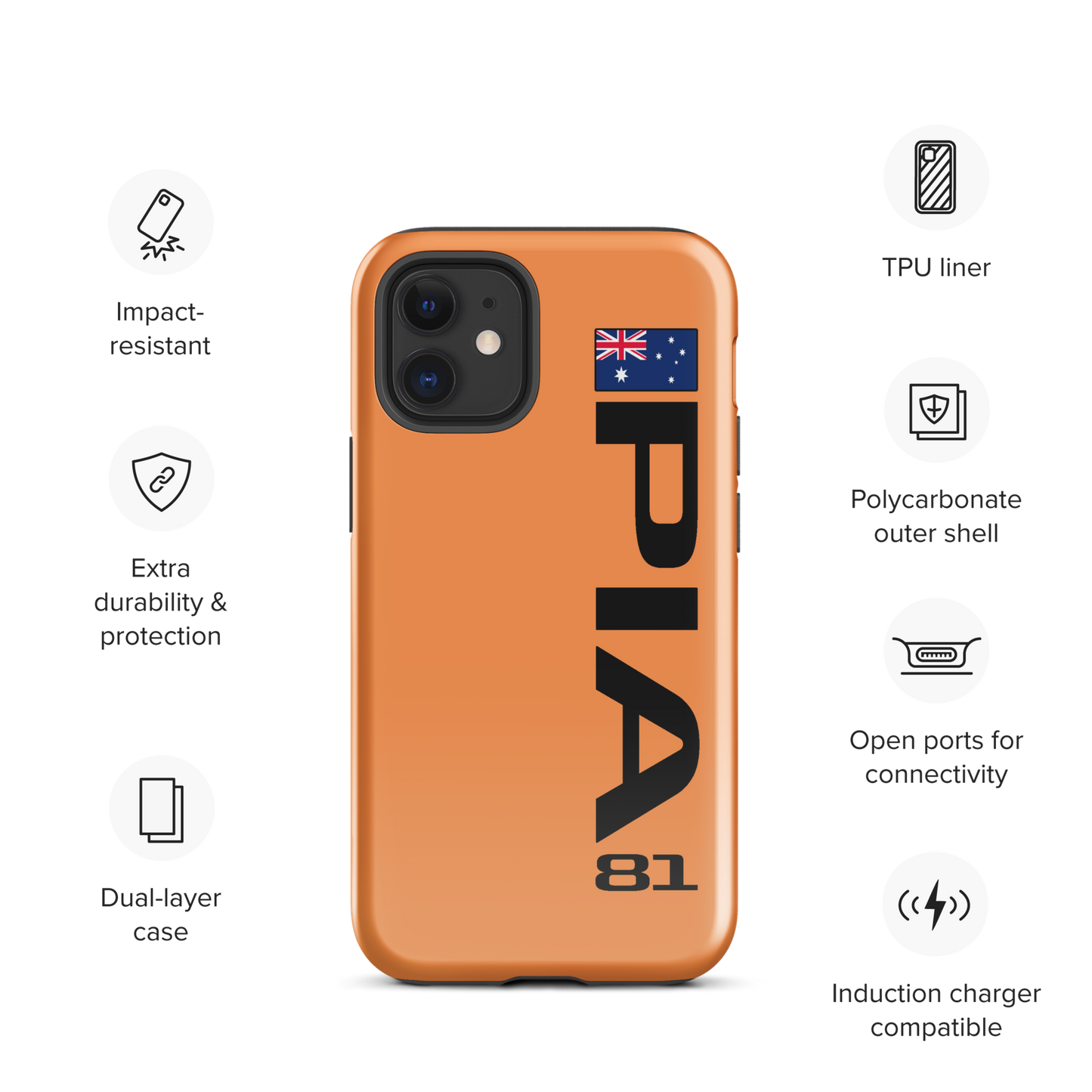 Oscar Piastri #81 Case for iPhone® - Formula Fans