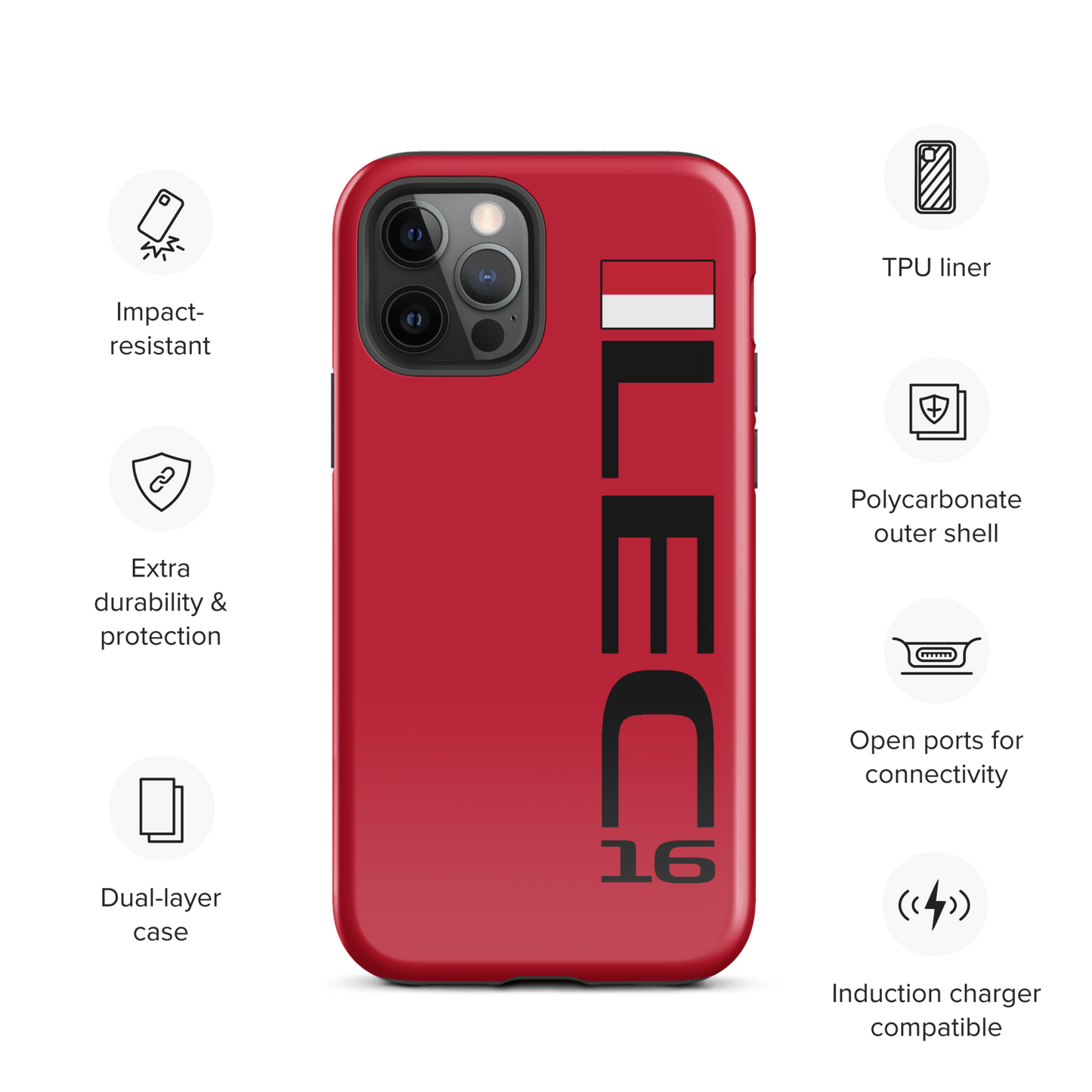 Charles Leclerc #16 Case for iPhone® - Formula Fans