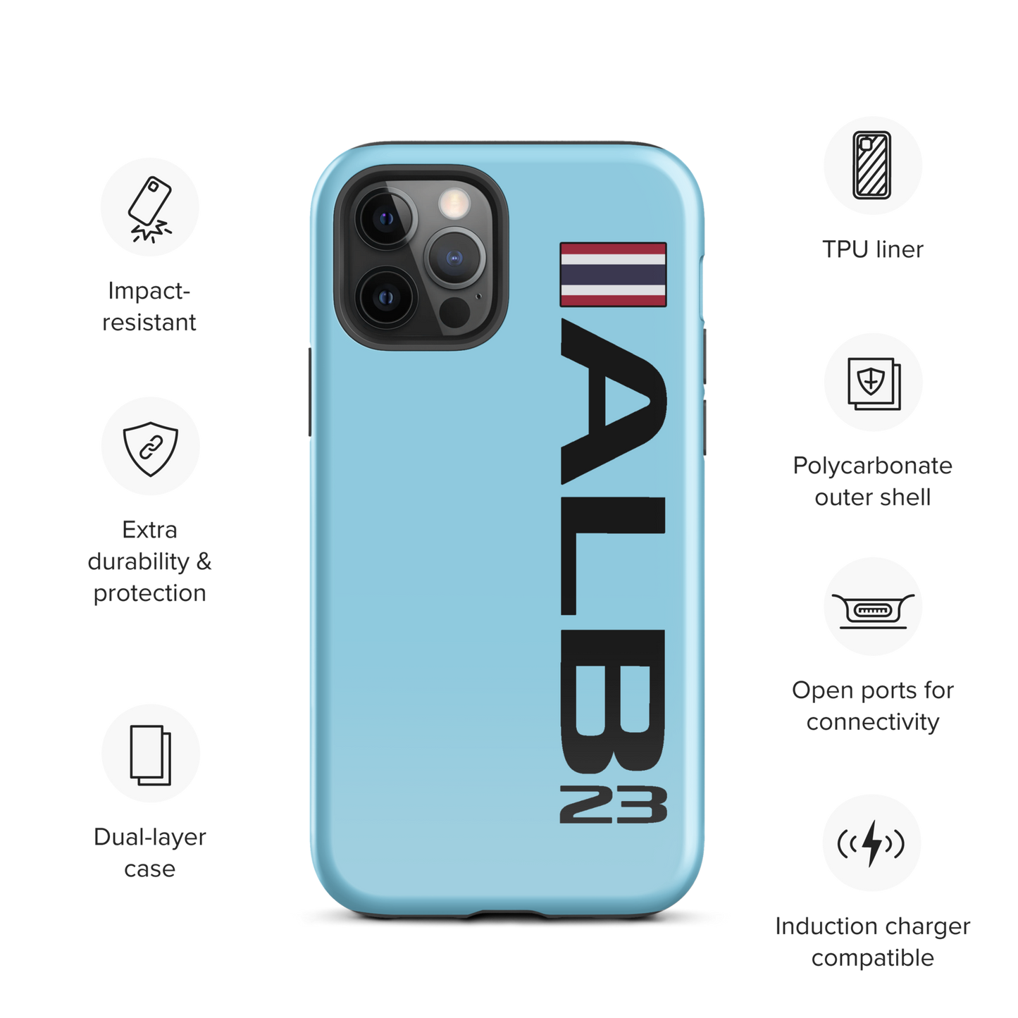 Alex Albon #23 Case for iPhone® - Formula Fans