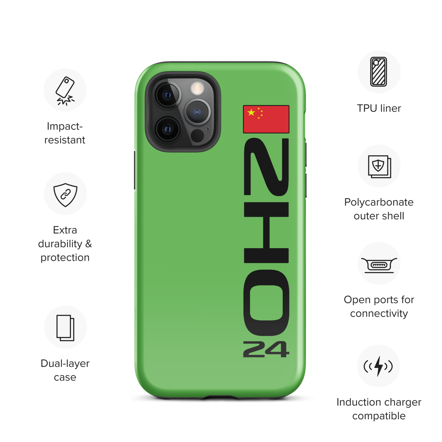 Zhou Guanyu #24 Case for iPhone® - Formula Fans