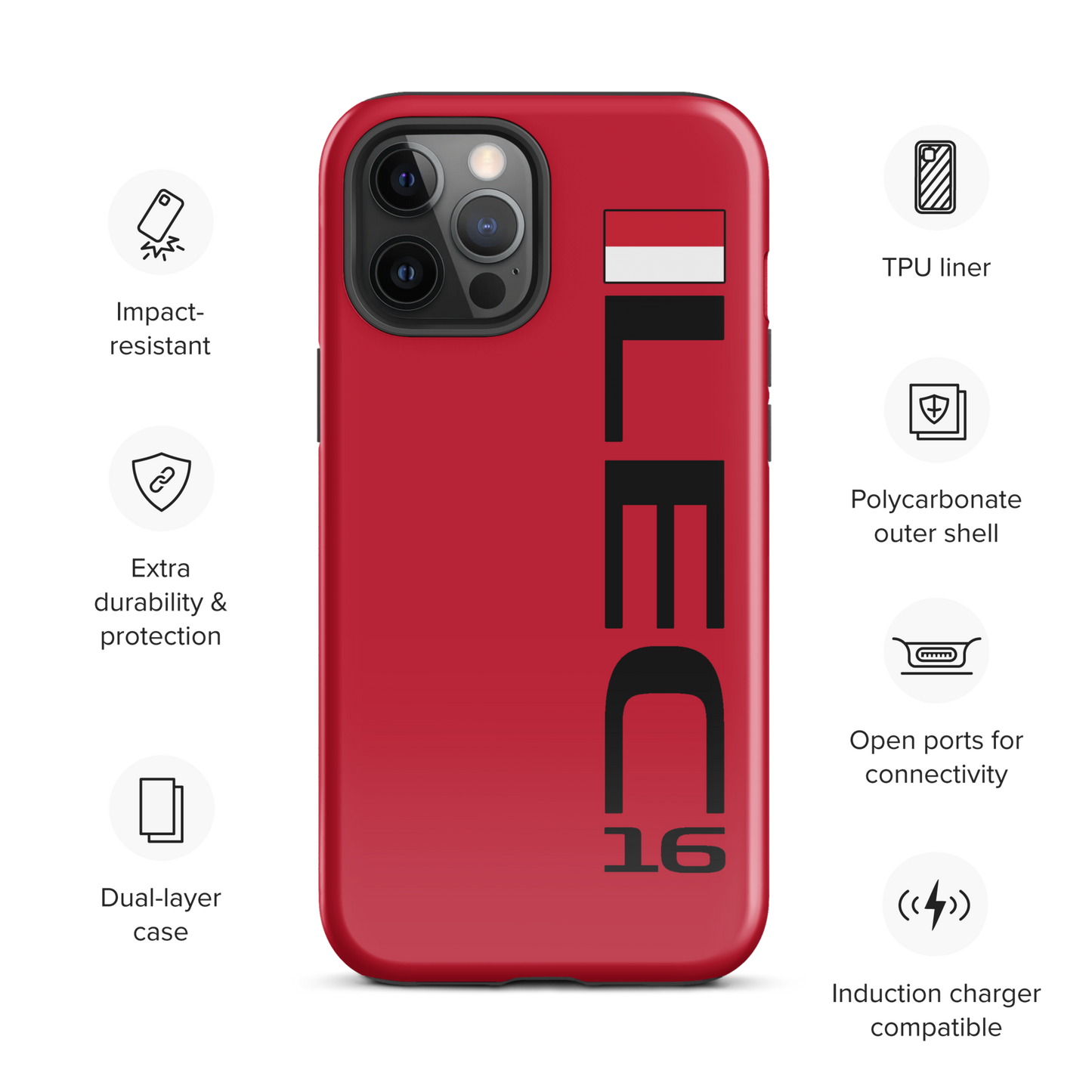 Charles Leclerc #16 Case for iPhone® - Formula Fans