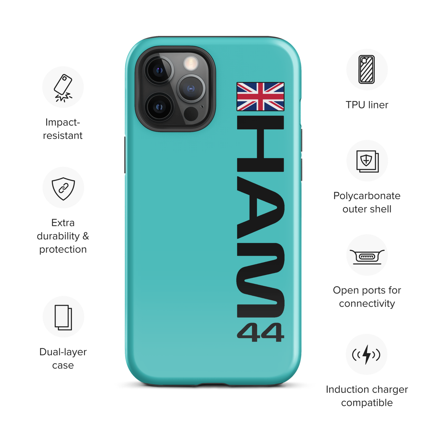 Lewis Hamilton #44 Case for iPhone® - Formula Fans