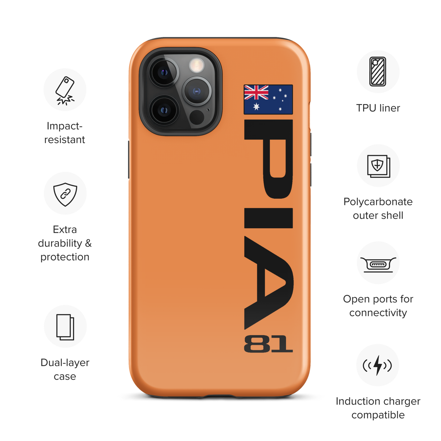 Oscar Piastri #81 Case for iPhone® - Formula Fans