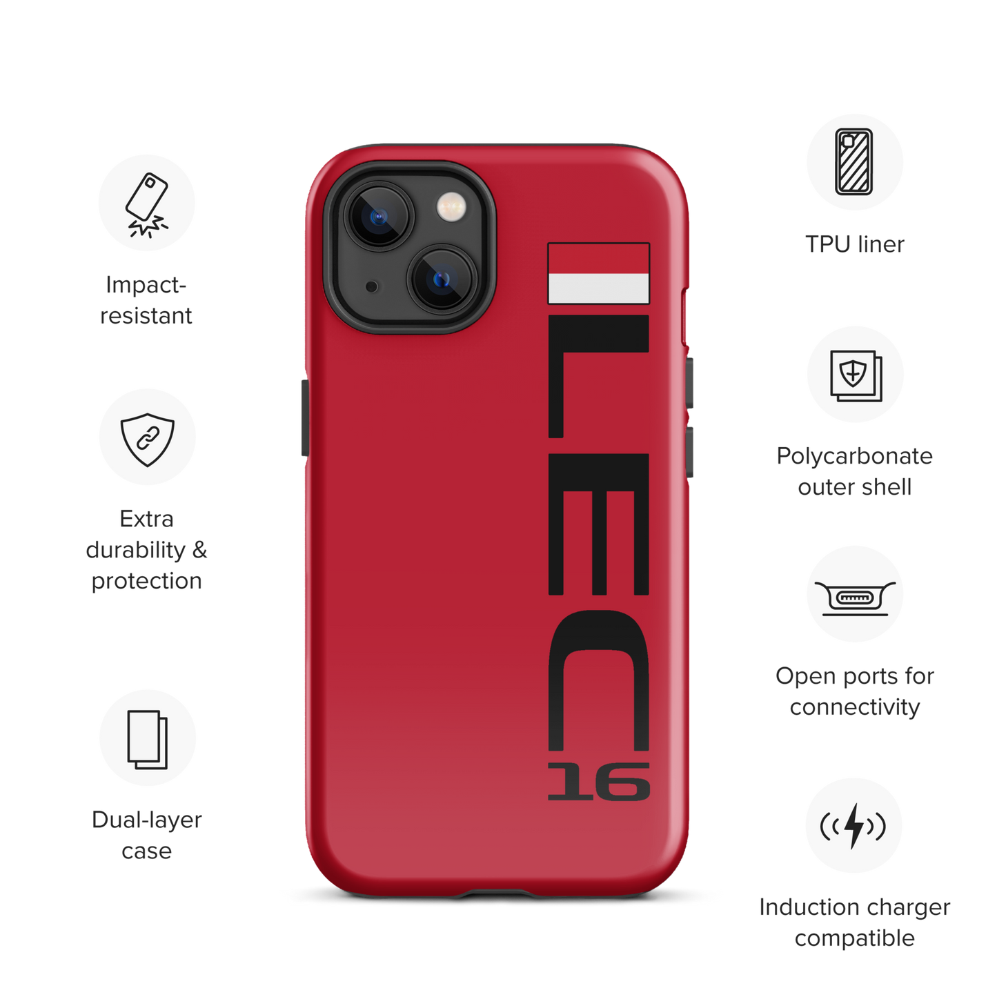 Charles Leclerc #16 Case for iPhone® - Formula Fans