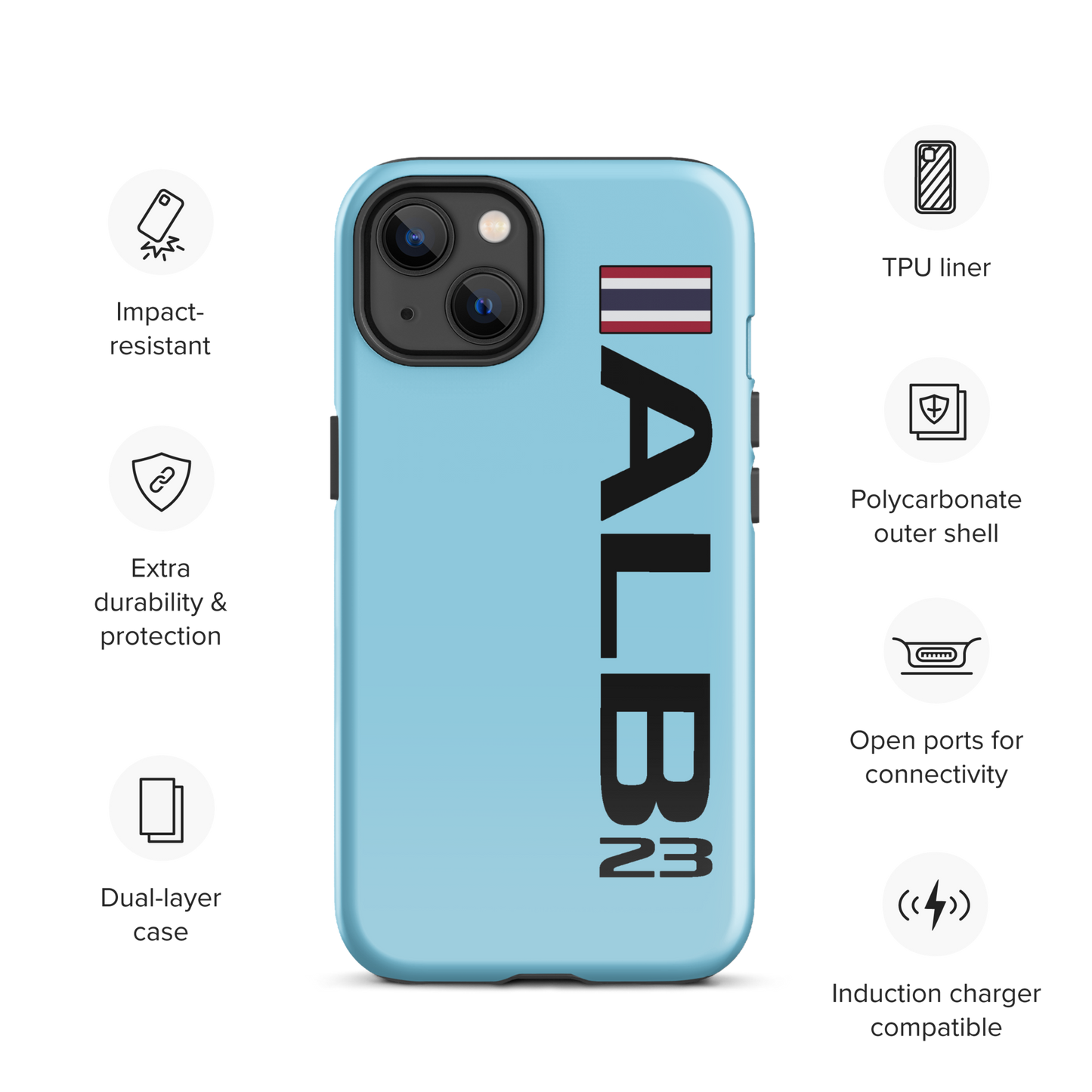 Alex Albon #23 Case for iPhone® - Formula Fans