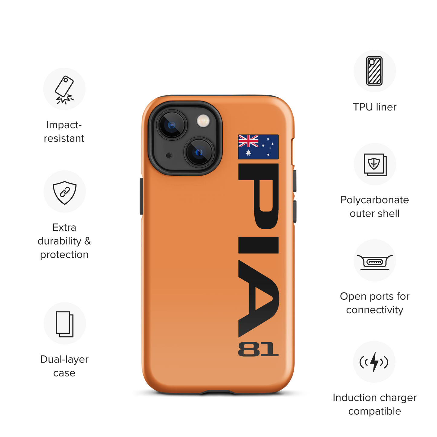 Oscar Piastri #81 Case for iPhone® - Formula Fans