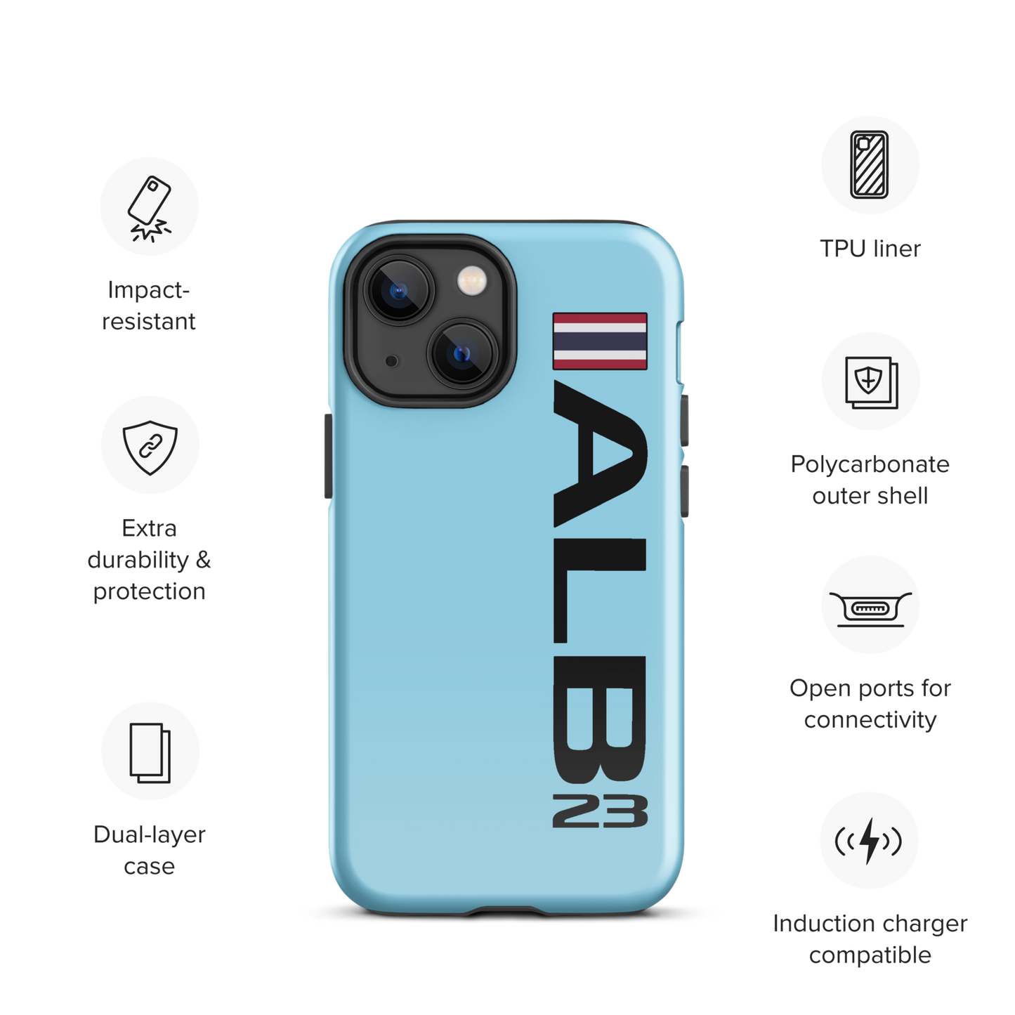 Alex Albon #23 Case for iPhone® - Formula Fans