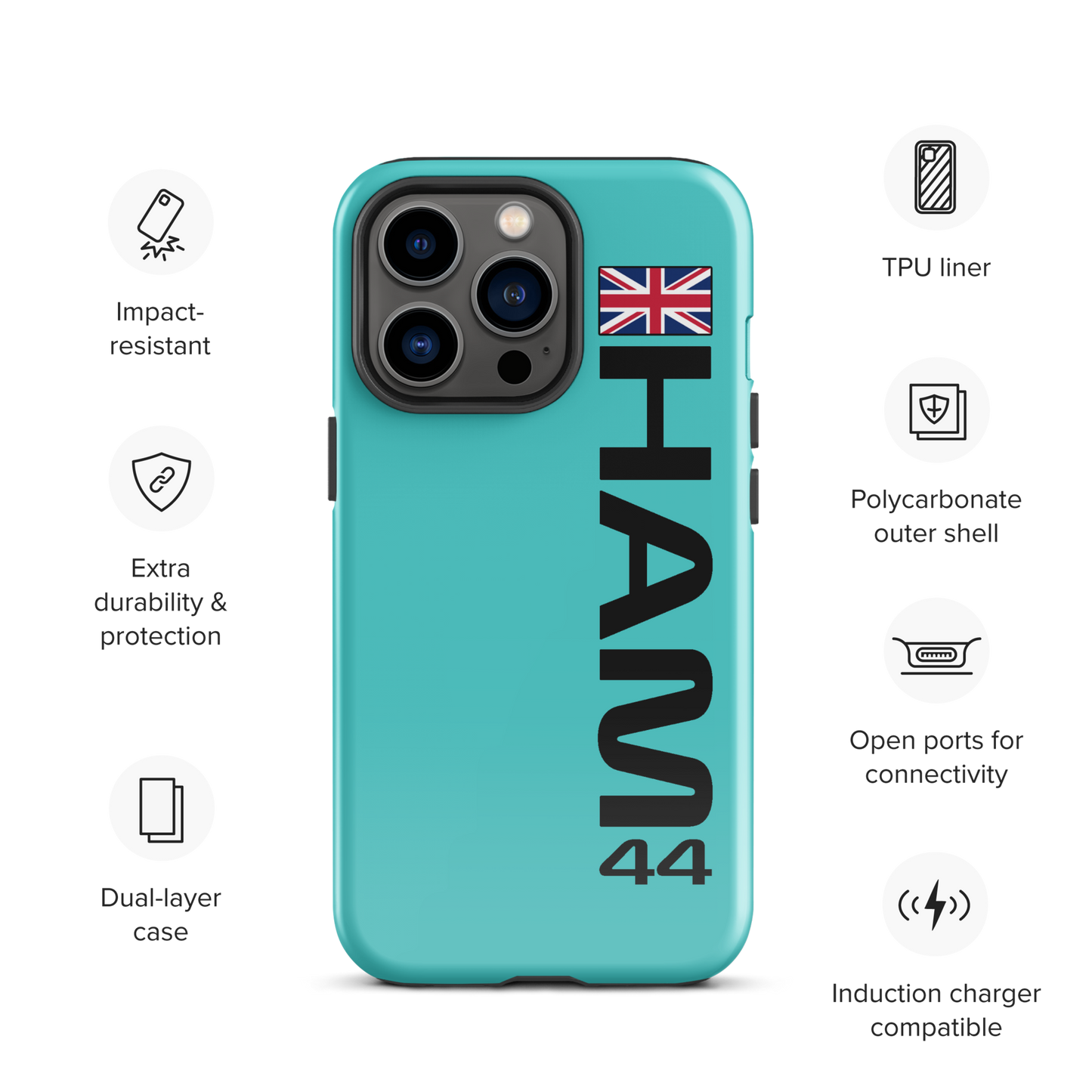 Lewis Hamilton #44 Case for iPhone® - Formula Fans