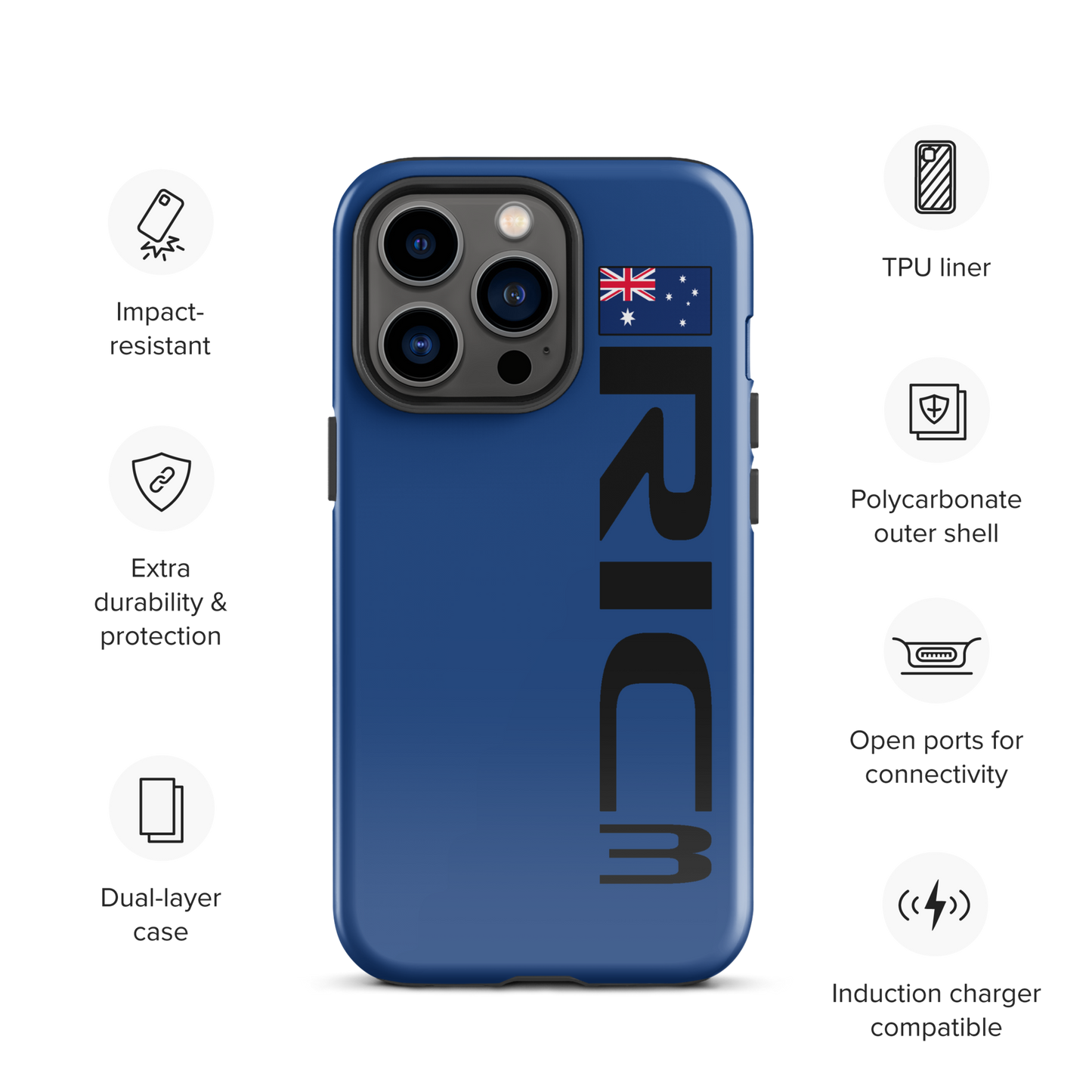 Daniel Ricciardo #3 Case for iPhone® - Formula Fans