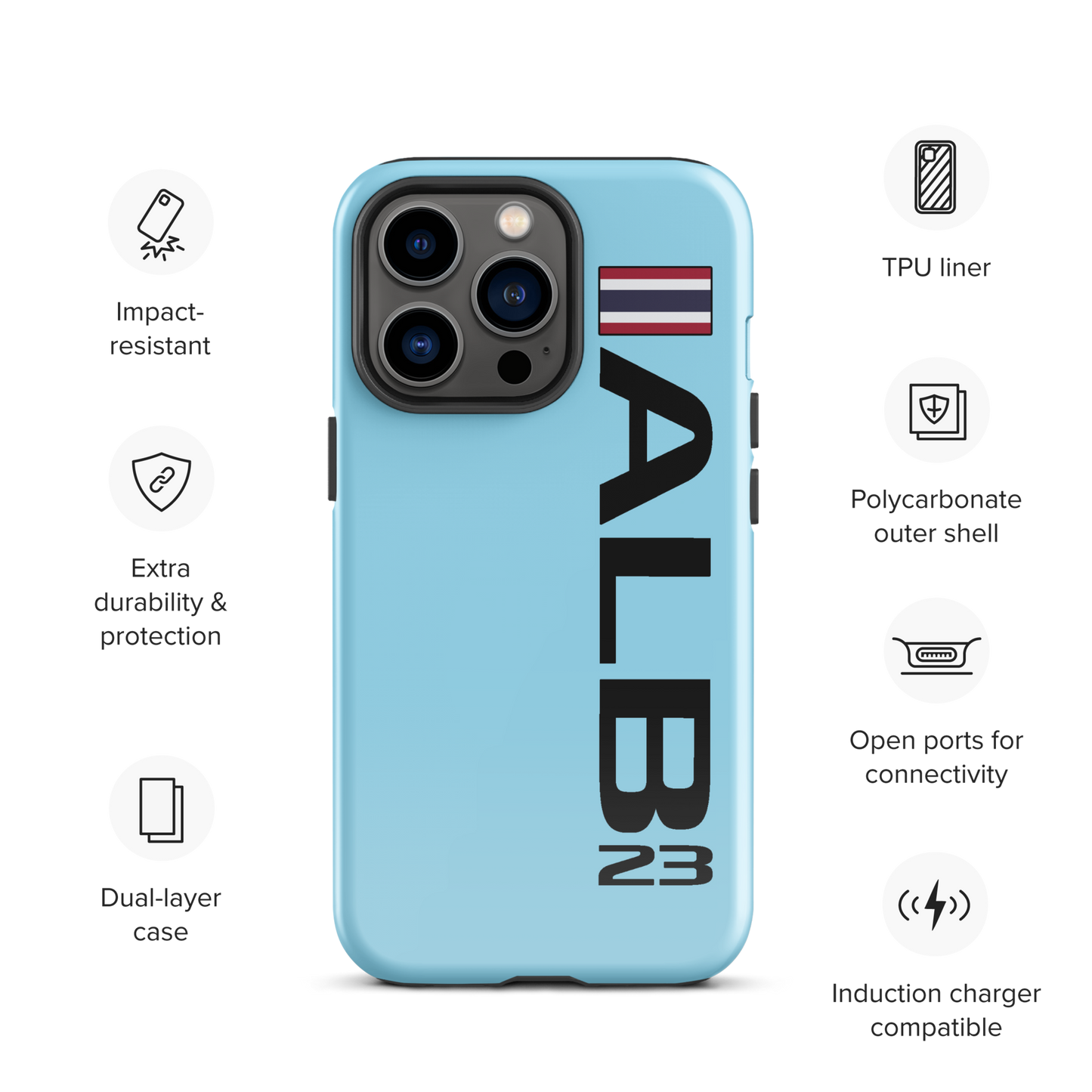 Alex Albon #23 Case for iPhone® - Formula Fans