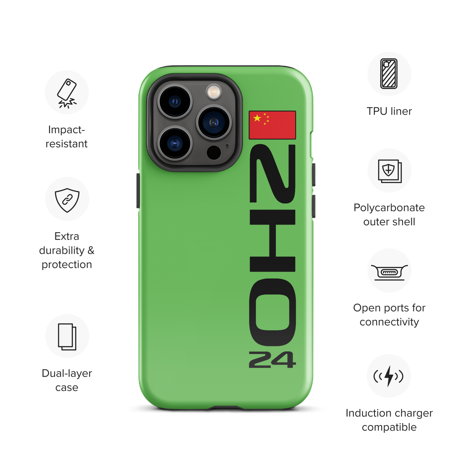 Zhou Guanyu #24 Case for iPhone® - Formula Fans