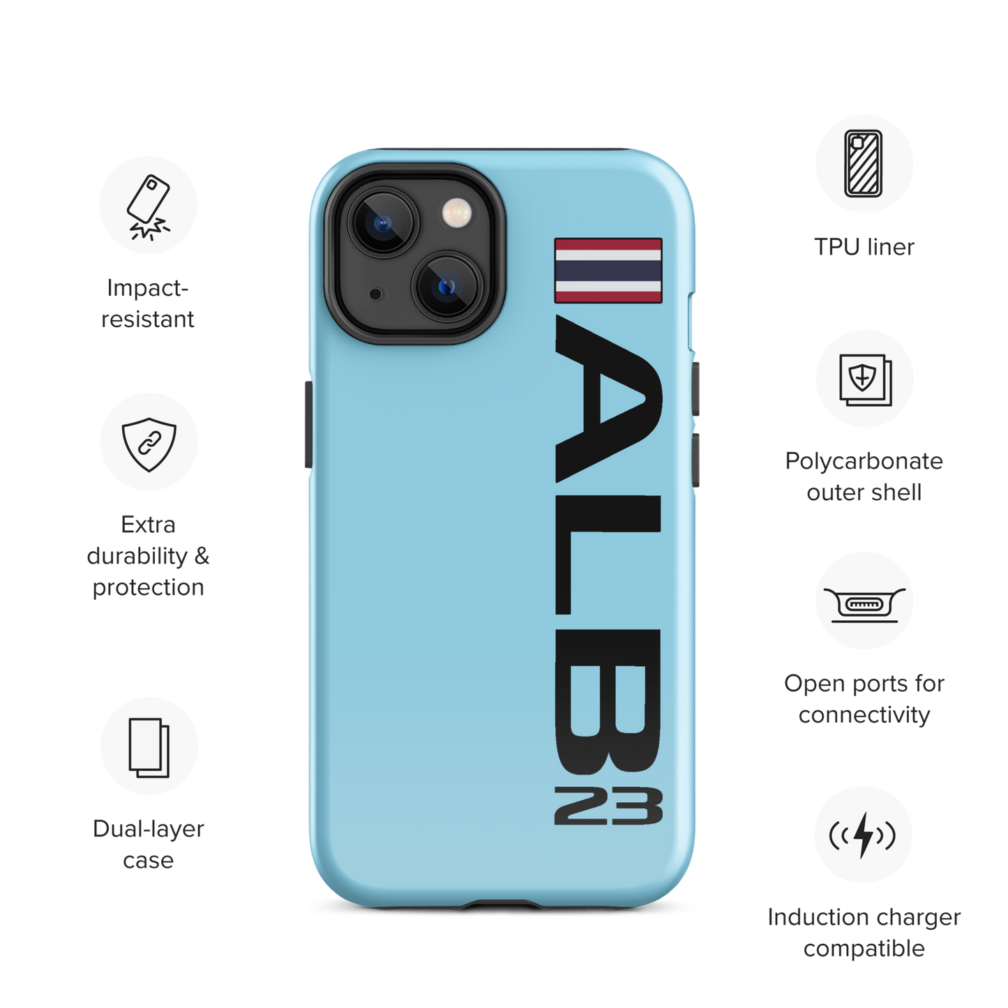 Alex Albon #23 Case for iPhone® - Formula Fans