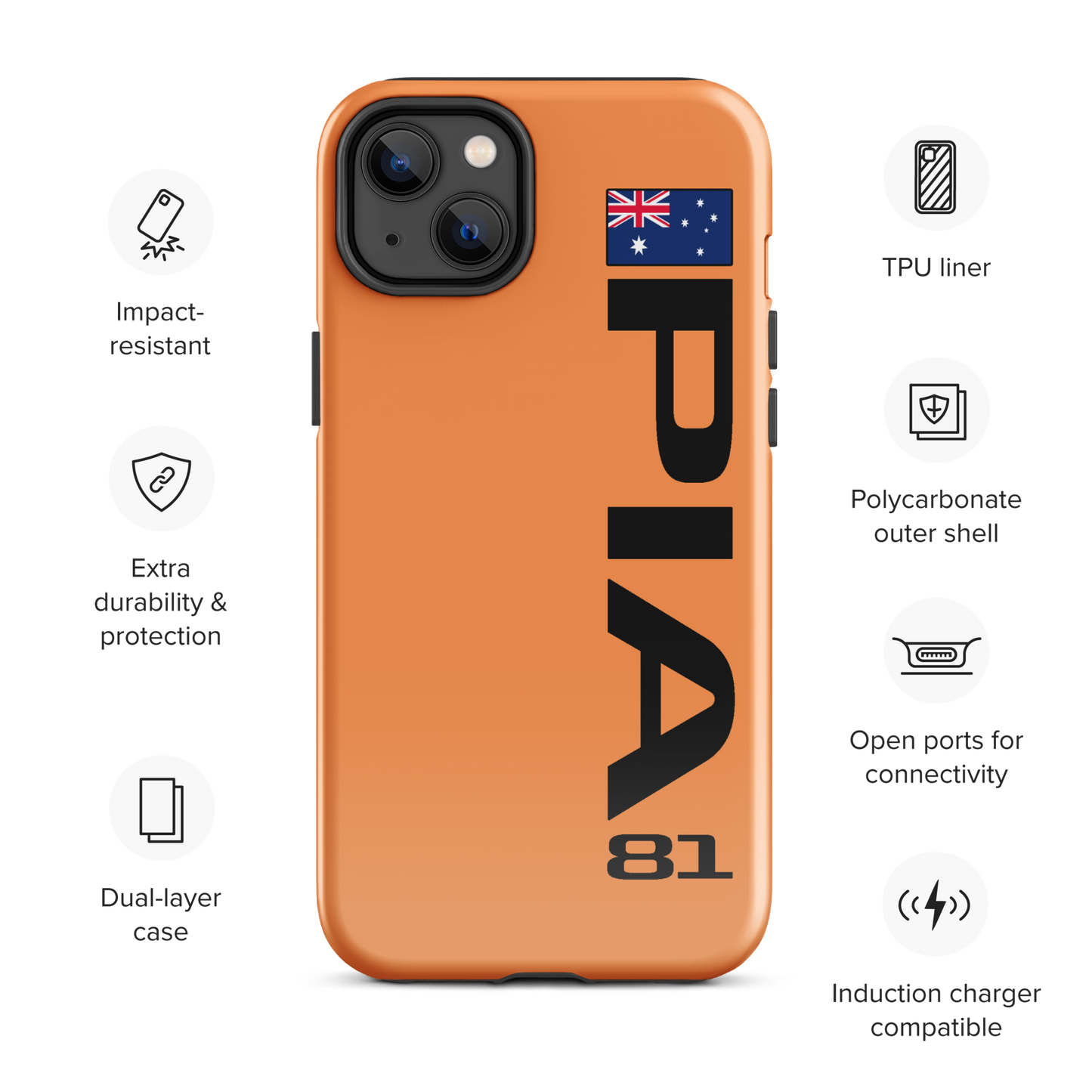 Oscar Piastri #81 Case for iPhone® - Formula Fans