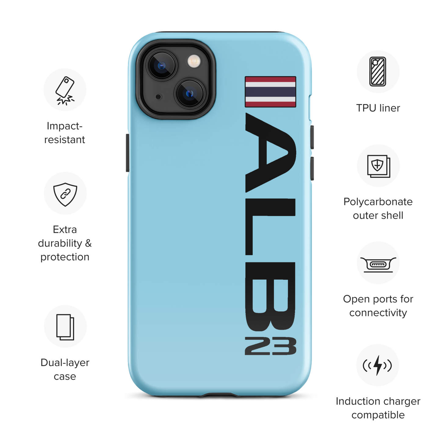 Alex Albon #23 Case for iPhone® - Formula Fans