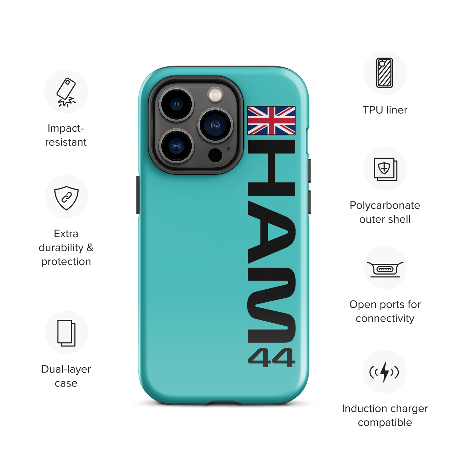 Lewis Hamilton #44 Case for iPhone® - Formula Fans