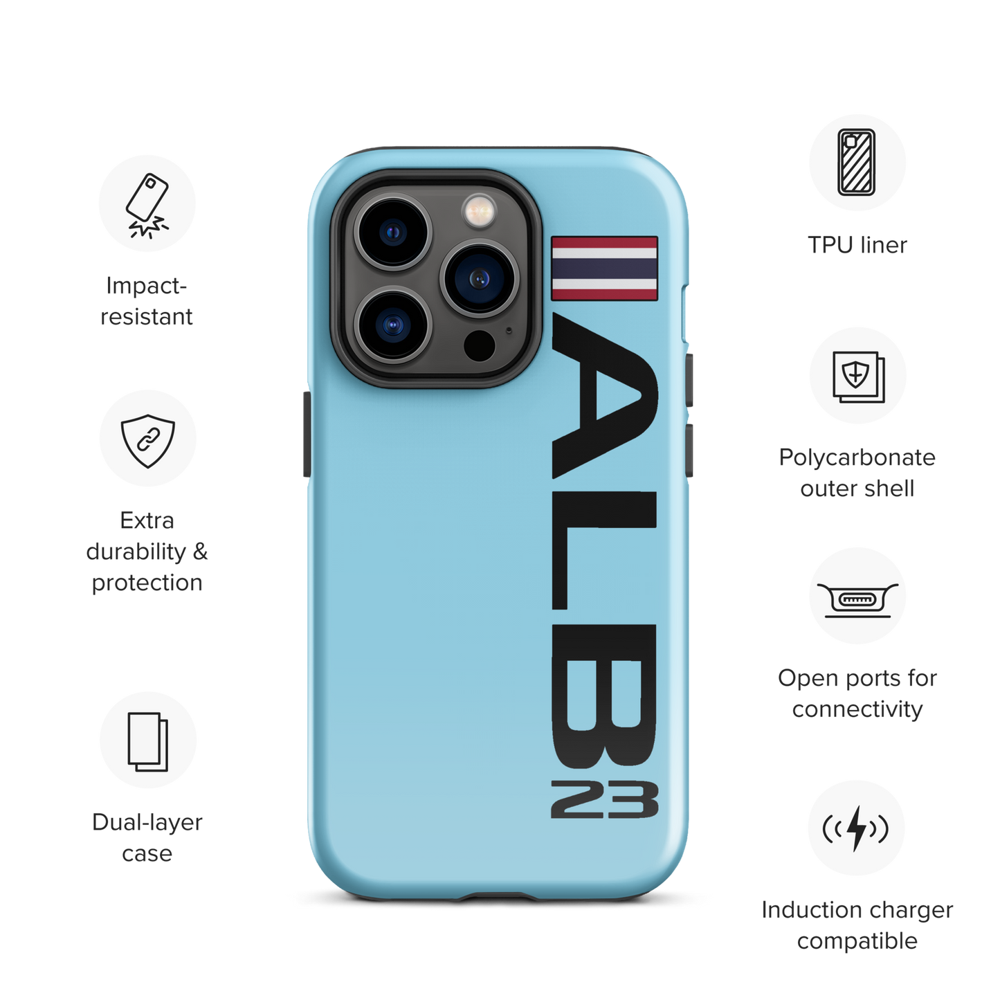 Alex Albon #23 Case for iPhone® - Formula Fans