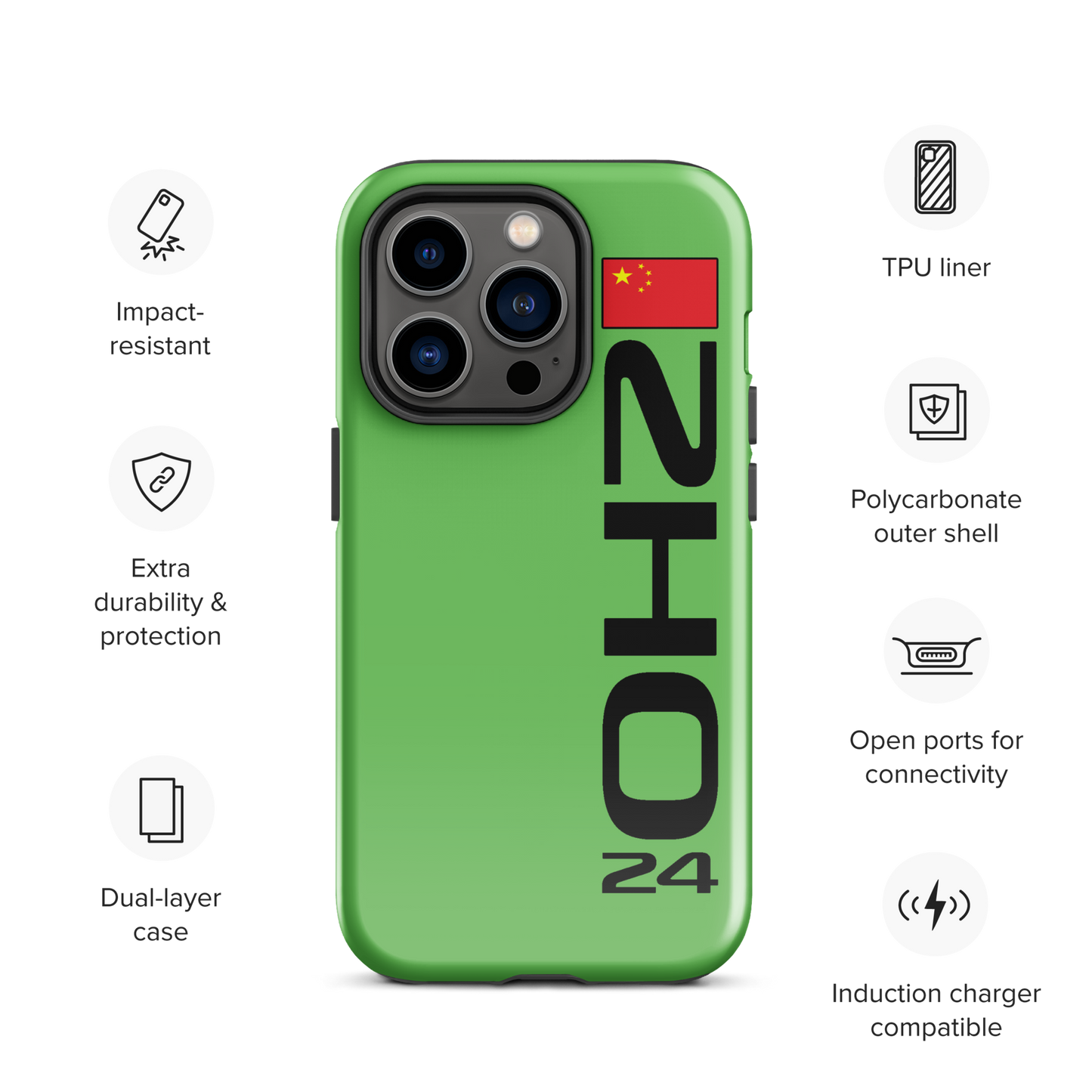 Zhou Guanyu #24 Case for iPhone® - Formula Fans