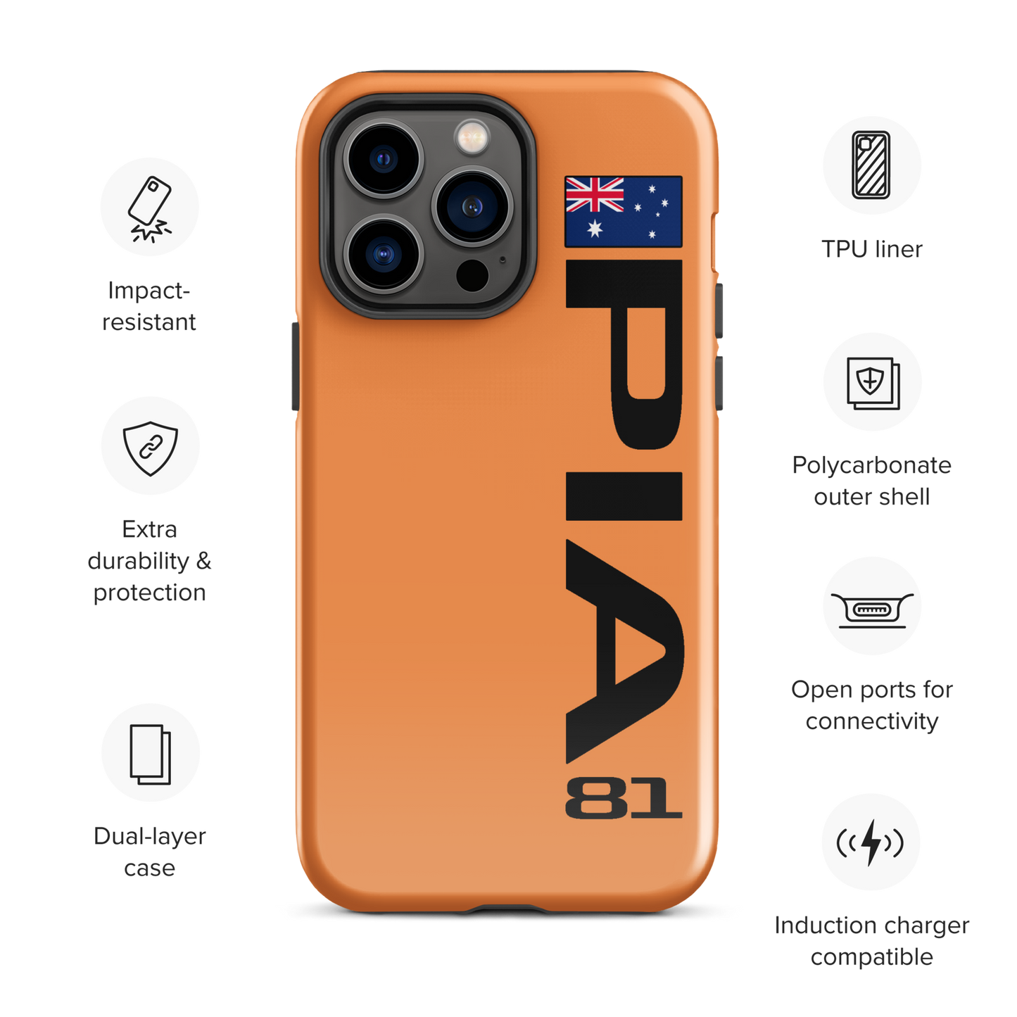 Oscar Piastri #81 Case for iPhone® - Formula Fans