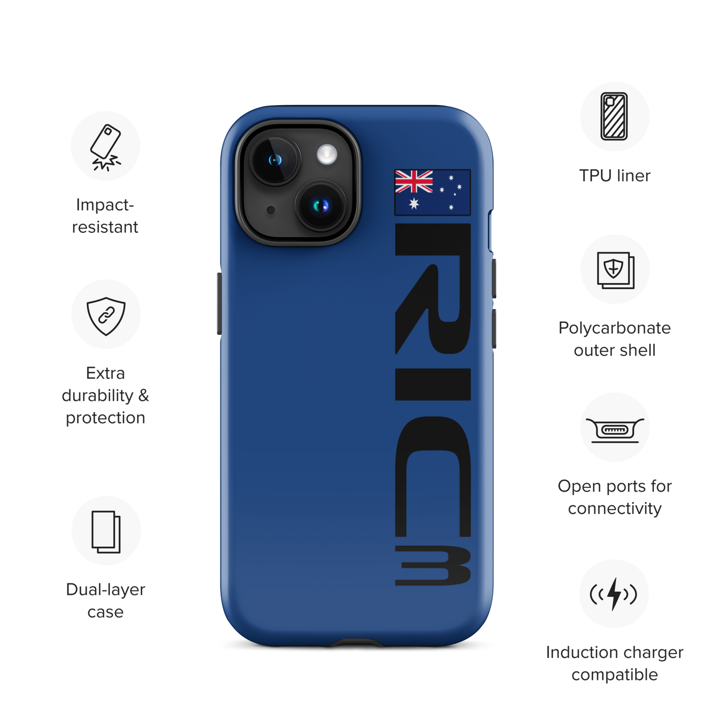 Daniel Ricciardo #3 Case for iPhone® - Formula Fans