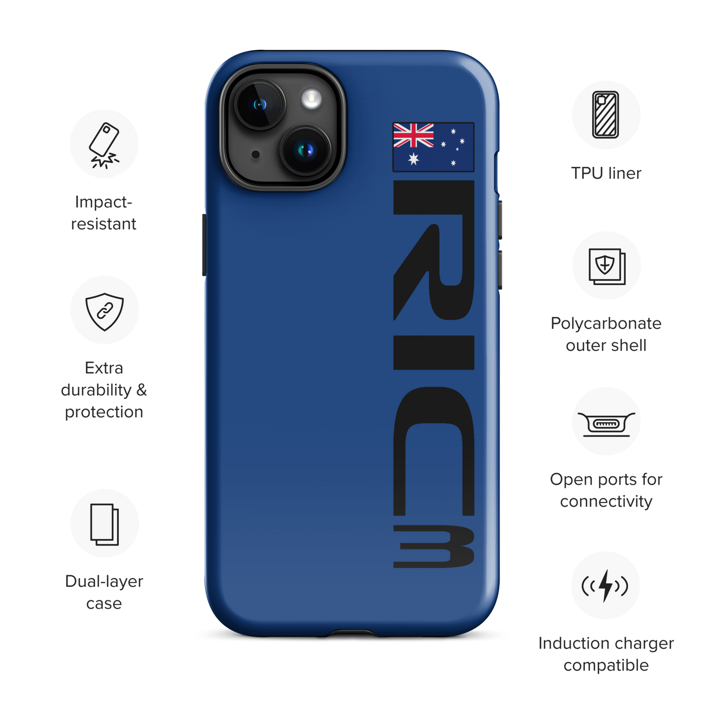 Daniel Ricciardo #3 Case for iPhone® - Formula Fans