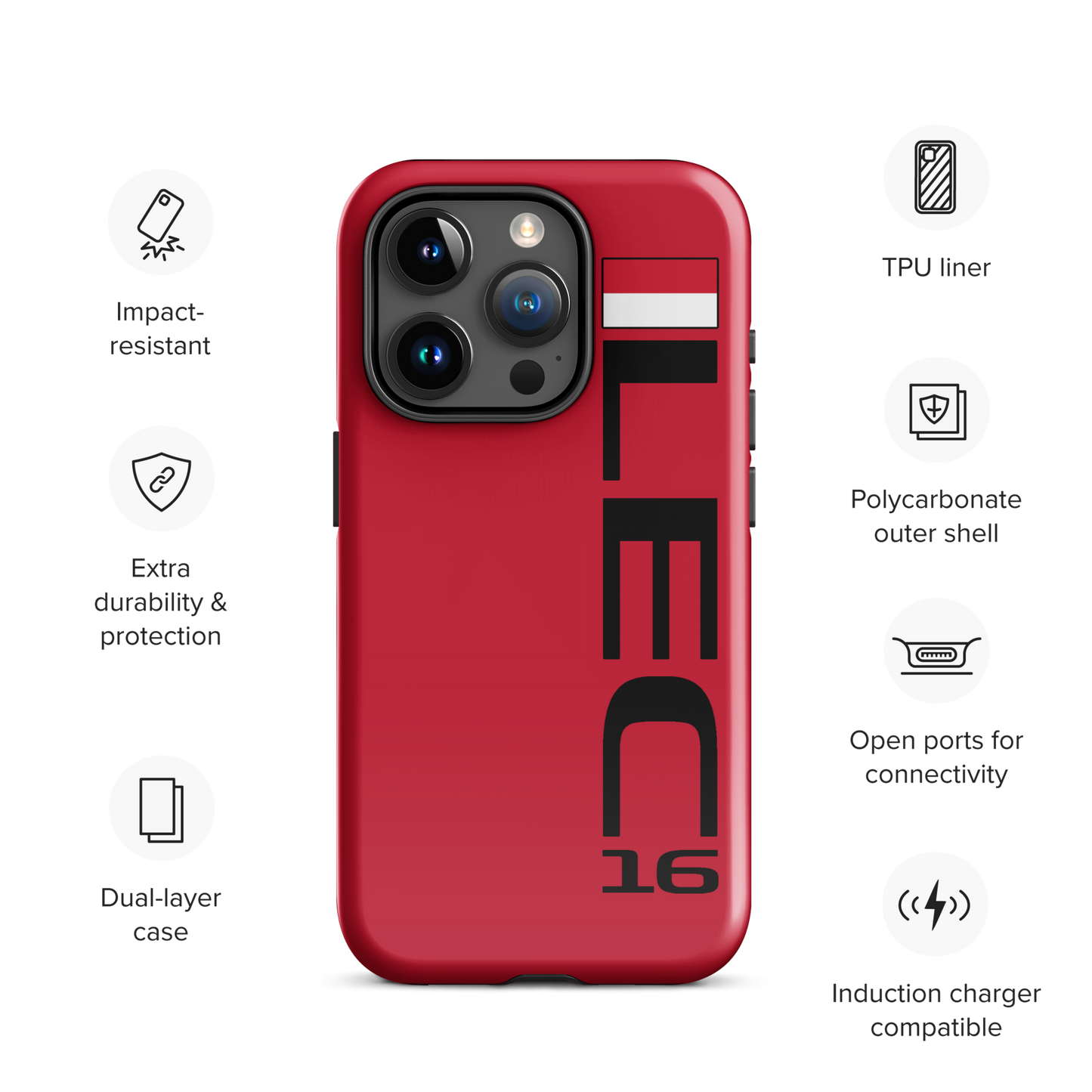 Charles Leclerc #16 Case for iPhone® - Formula Fans