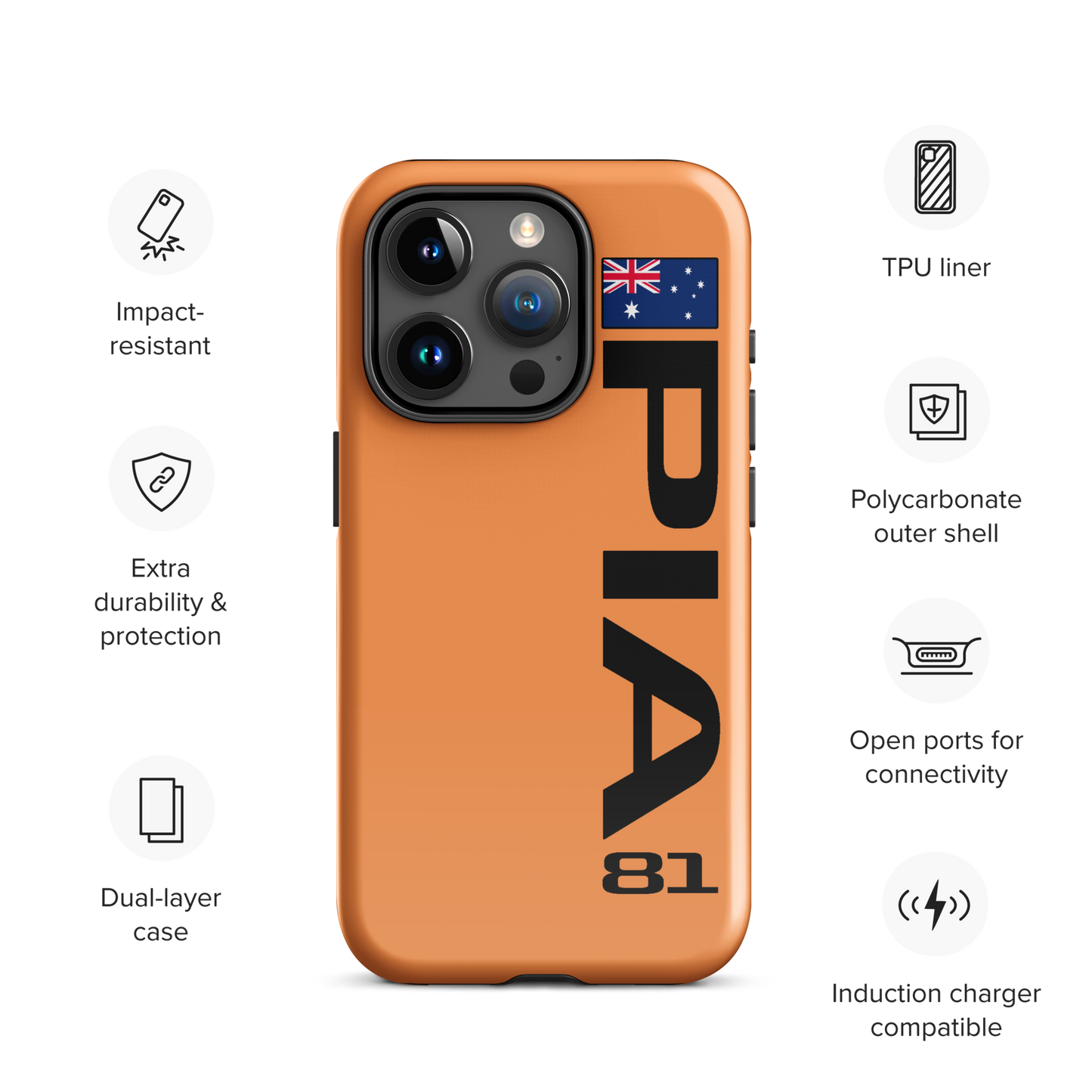Oscar Piastri #81 Case for iPhone® - Formula Fans