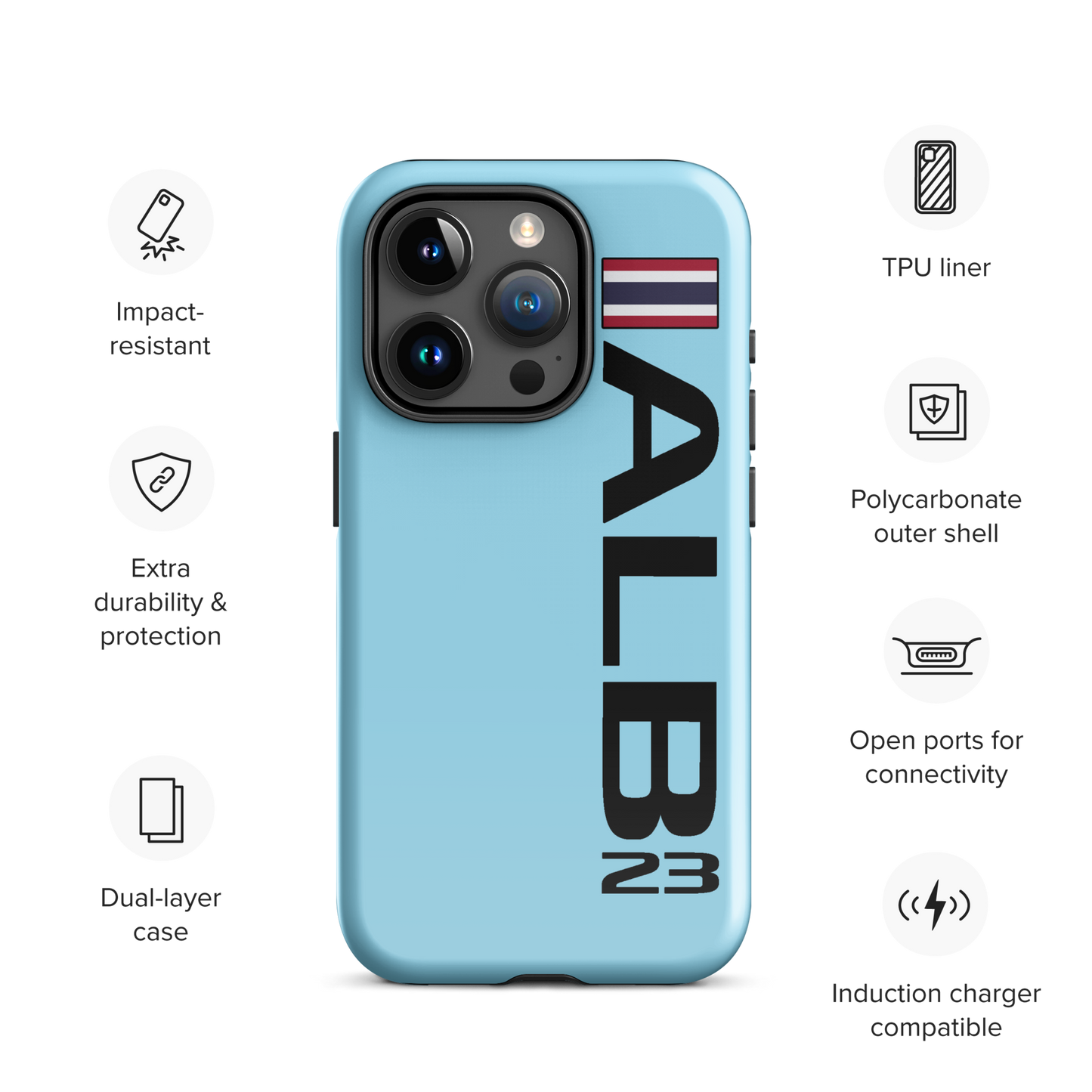 Alex Albon #23 Case for iPhone® - Formula Fans