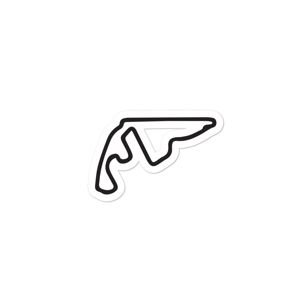 Yas Marina Track Sticker - 3x3