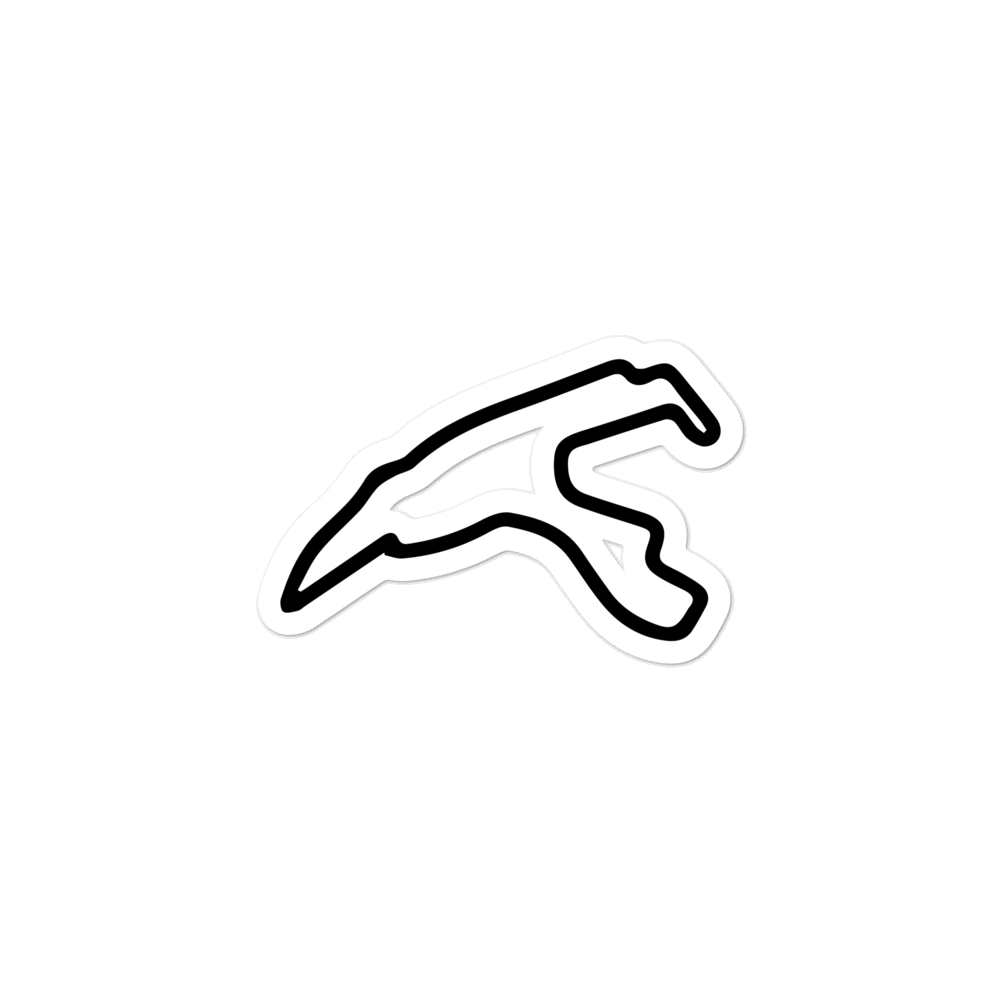 Spa Track Sticker - 3x3