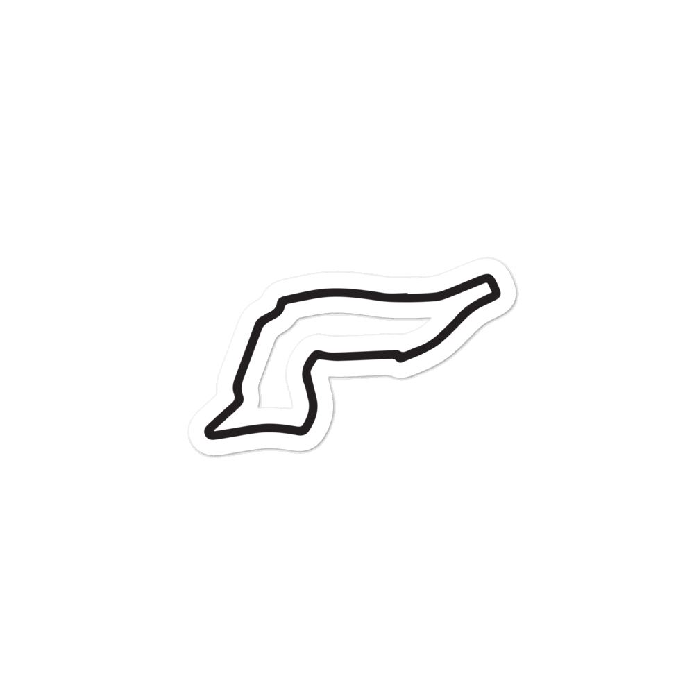 Imola Track Sticker 3x3