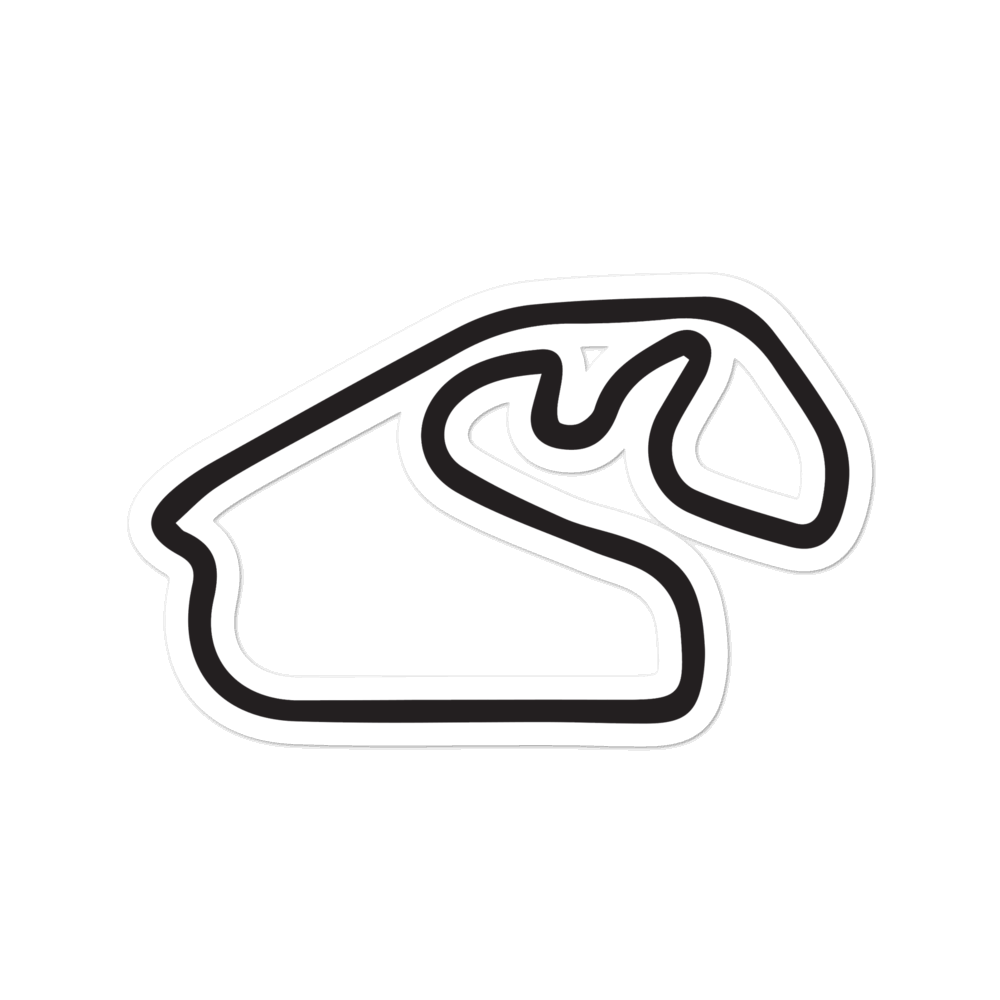 Autódromo José Carlos Pace Track Sticker 5.5x5.5