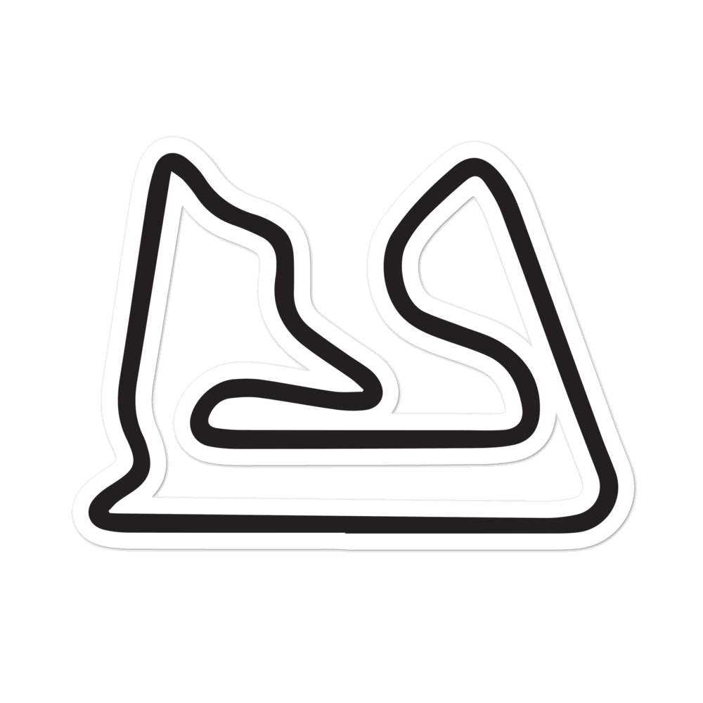 Bahrain Track Sticker 5.5x5.5