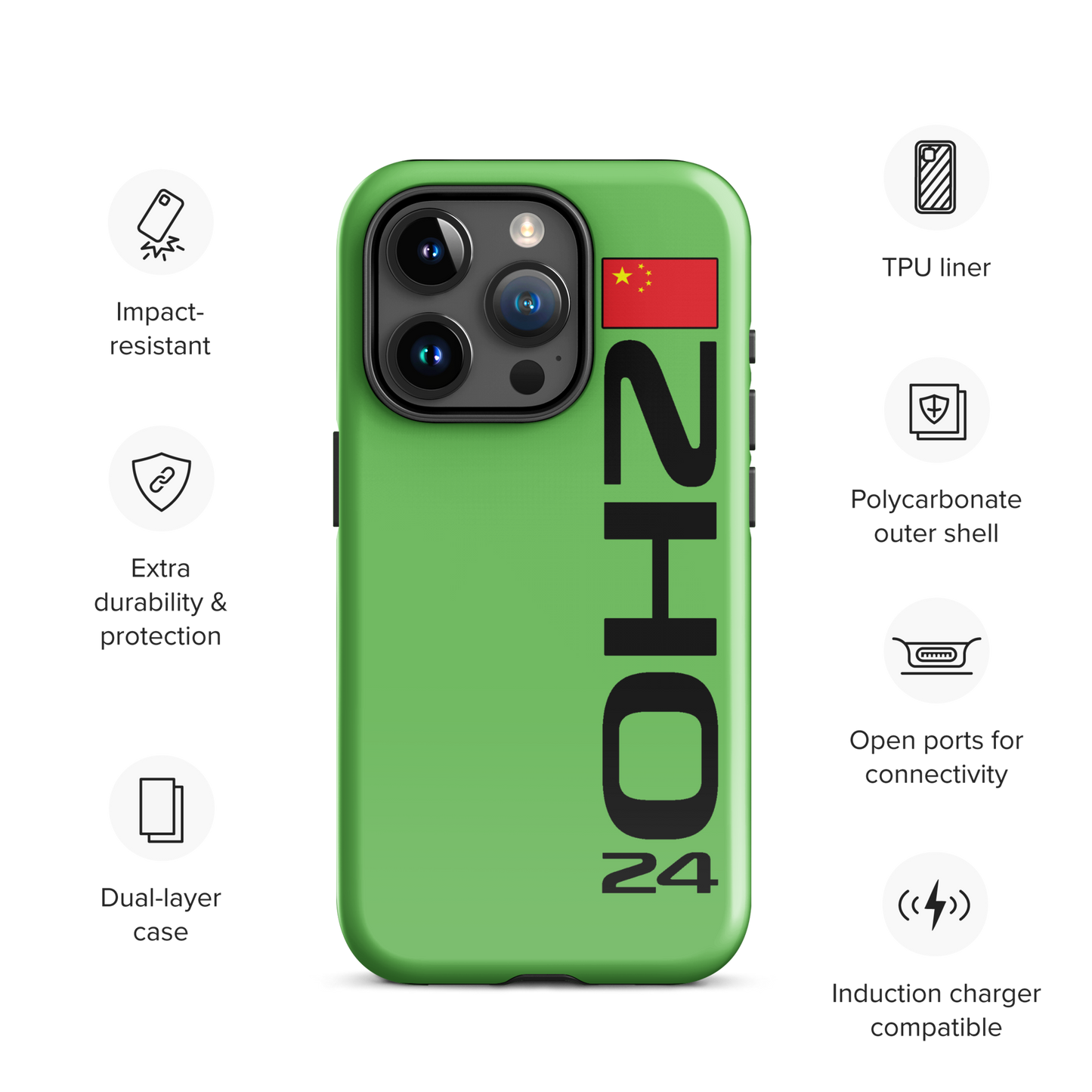 Zhou Guanyu #24 Case for iPhone® - Formula Fans