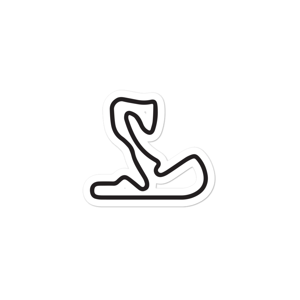 Zandvoort Track Sticker 3x3