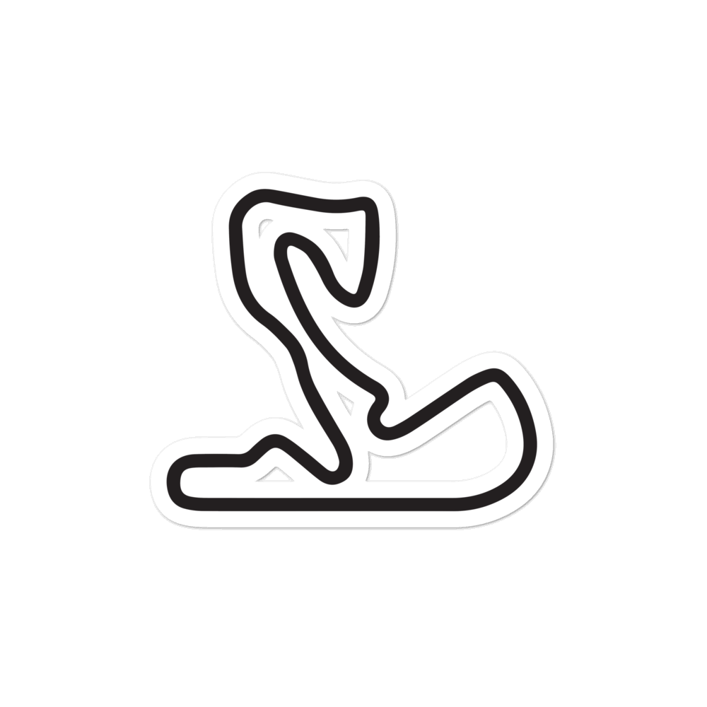 Zandvoort Track Sticker 4x4