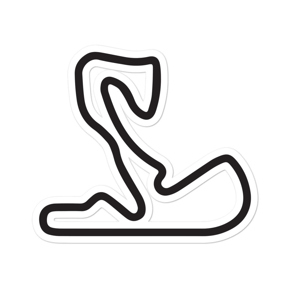 Zandvoort Track Sticker 5.5x5.5